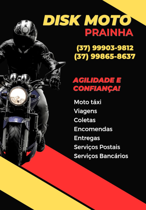 Moto taxi prainha ( itauna mg)